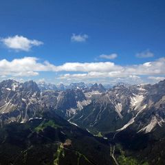 Flugwegposition um 10:14:25: Aufgenommen in der Nähe von 39038 Innichen, Bozen, Italien in 2798 Meter